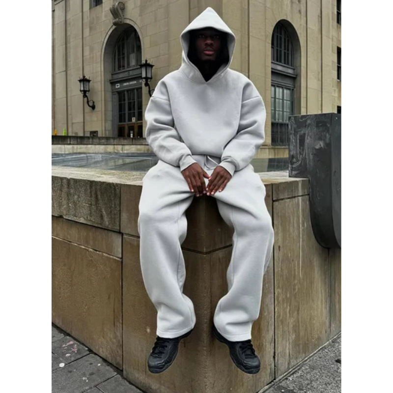 Adam | Men’s Minimal Hooded Sweater Set