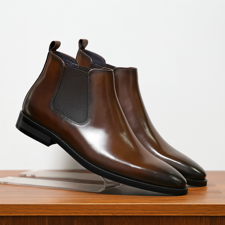 Austin | Men’s Brown Leather Chelsea Boots