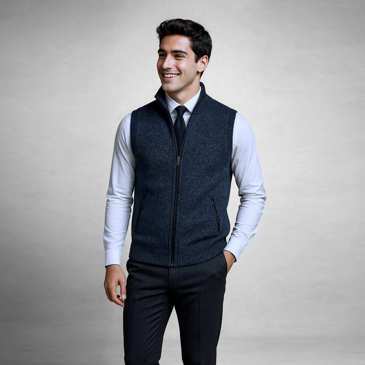 Refined Zip Vest