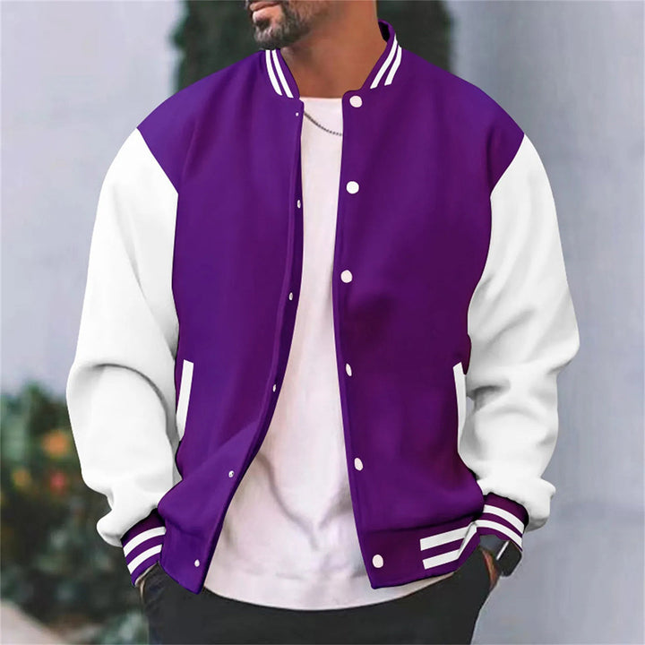 Timothy | Men’s Retro Letterman Style Varsity Jacket