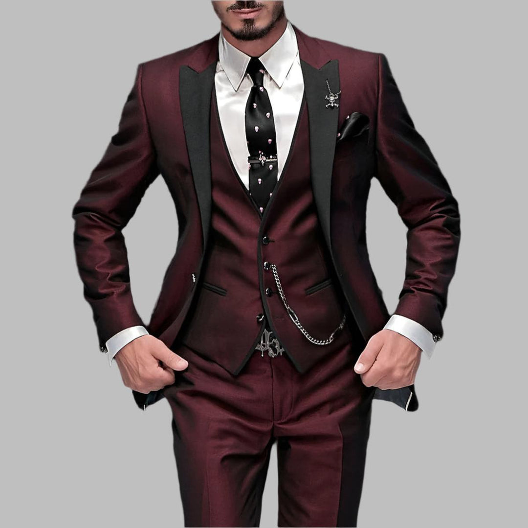 Donald | Men Luxury Three Piece Wedding Suit Set