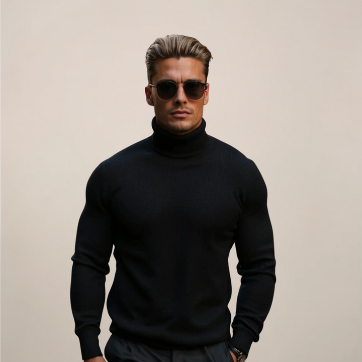 Paul | Men Spring Turtleneck Pullover Sweater