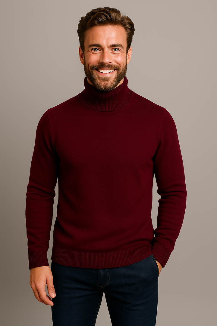 Reuben | Men Spring Turtleneck Pullover Sweater