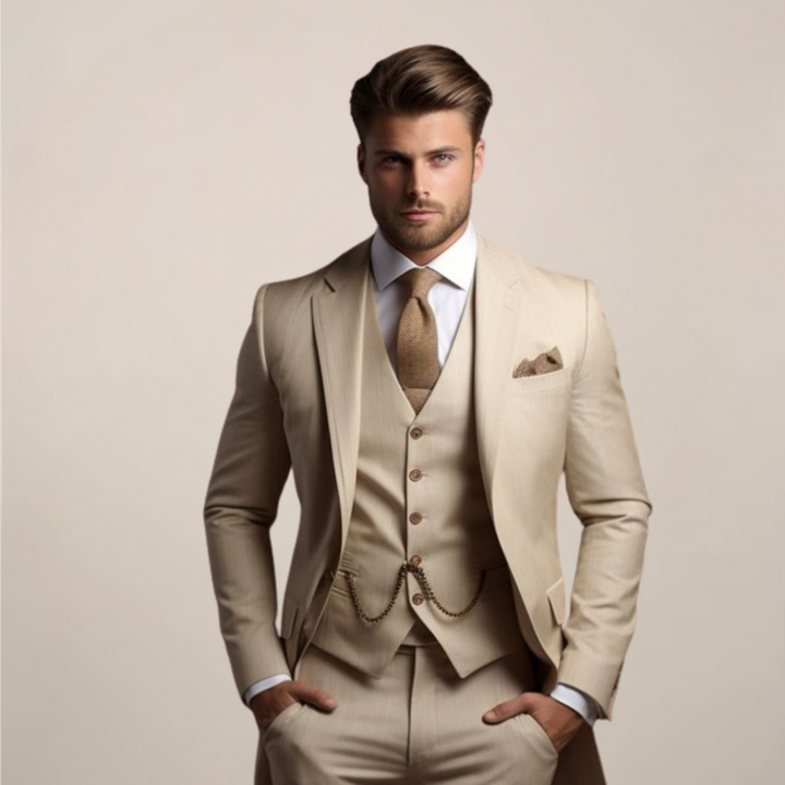 Victor | Men’s Spring Formal Three-Piece Suit