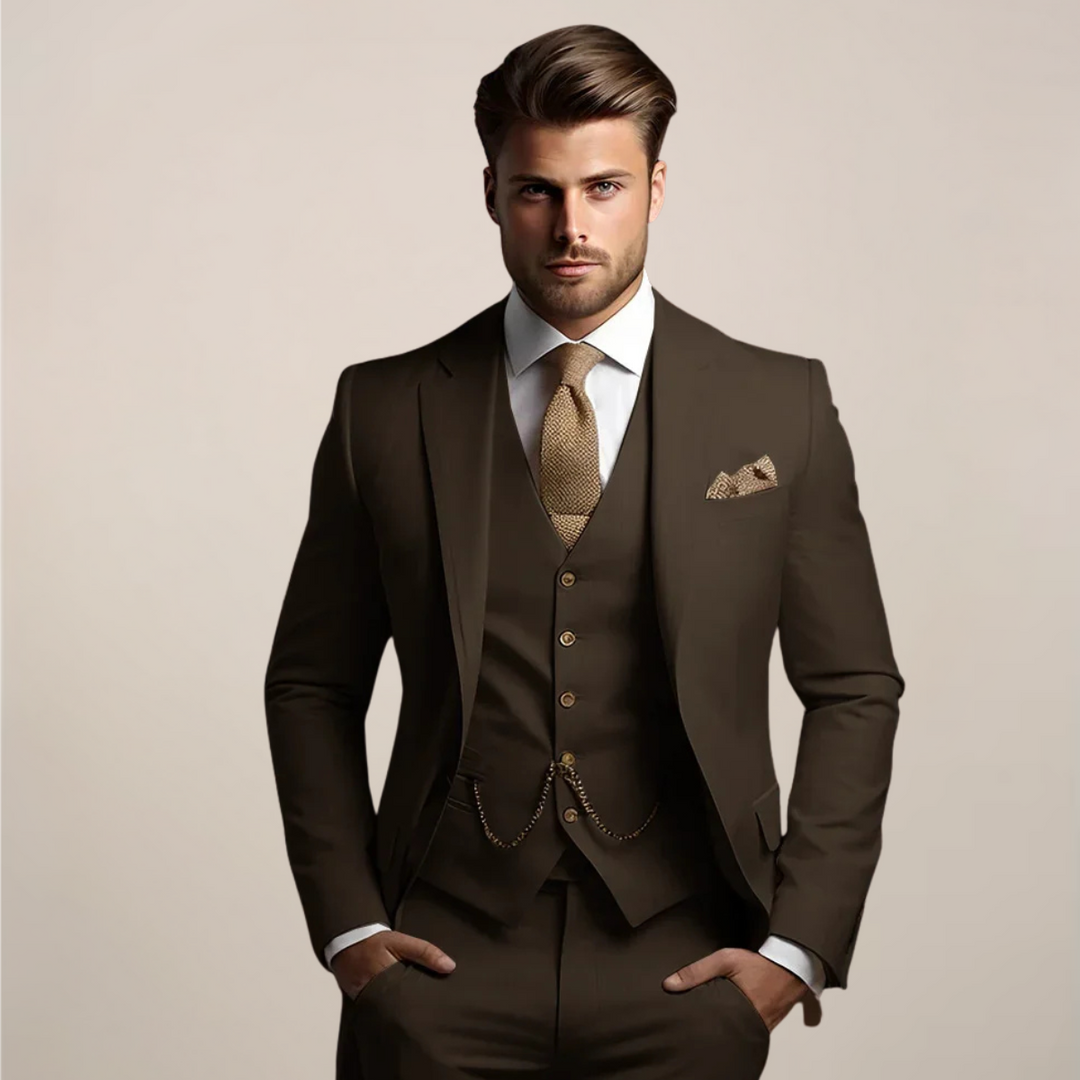 Victor | Men’s Spring Formal Three-Piece Suit