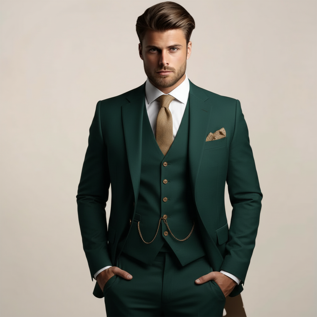 Victor | Men’s Spring Formal Three-Piece Suit