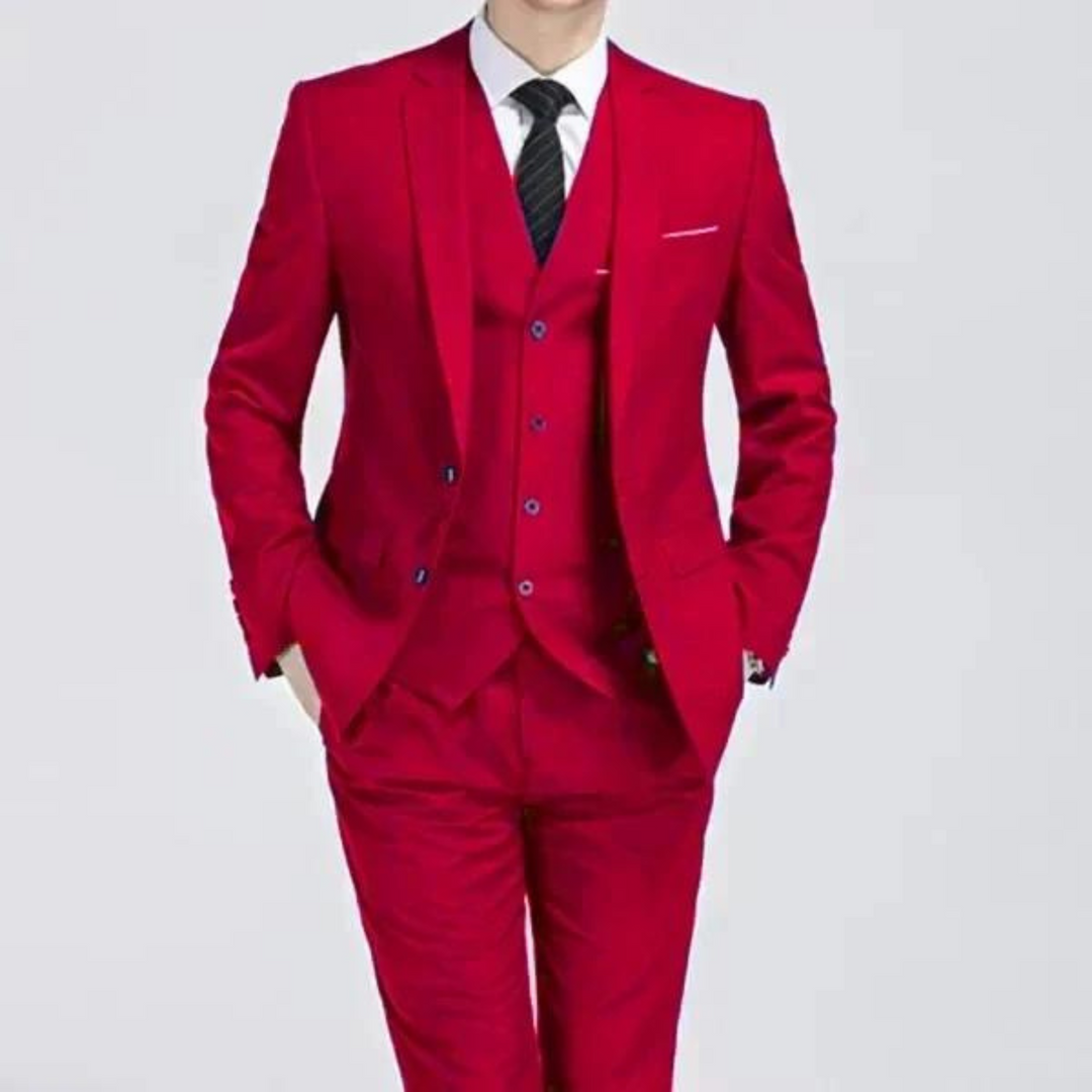 Drew | Men Spring Classic Three Piece Suit