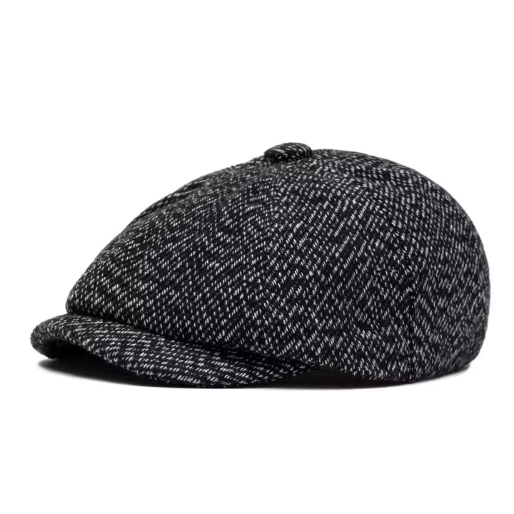 Thickened Tweed Newsboy Cap