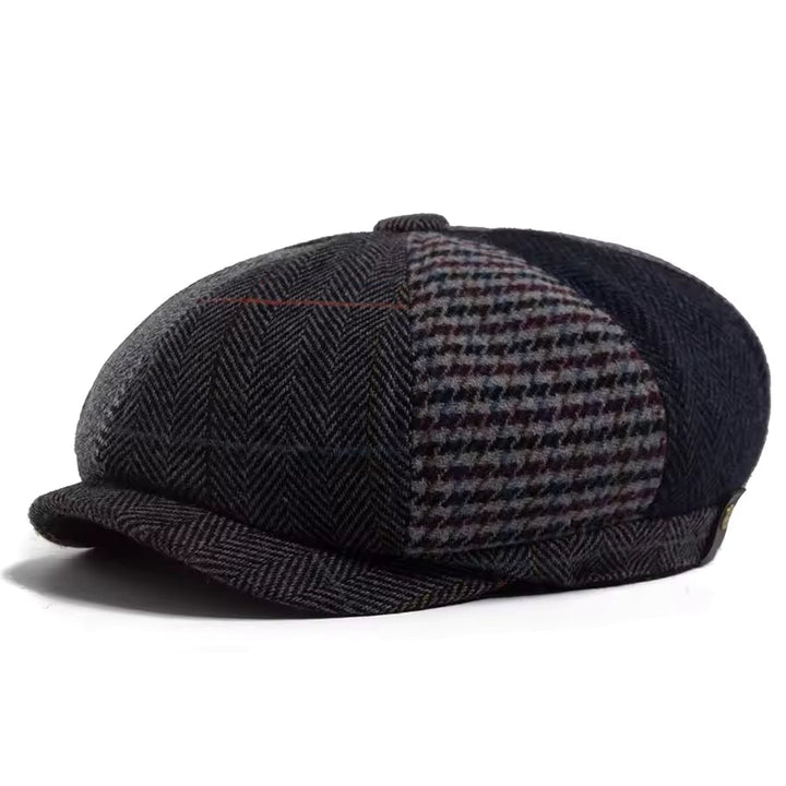 Wool Patchwork Cap