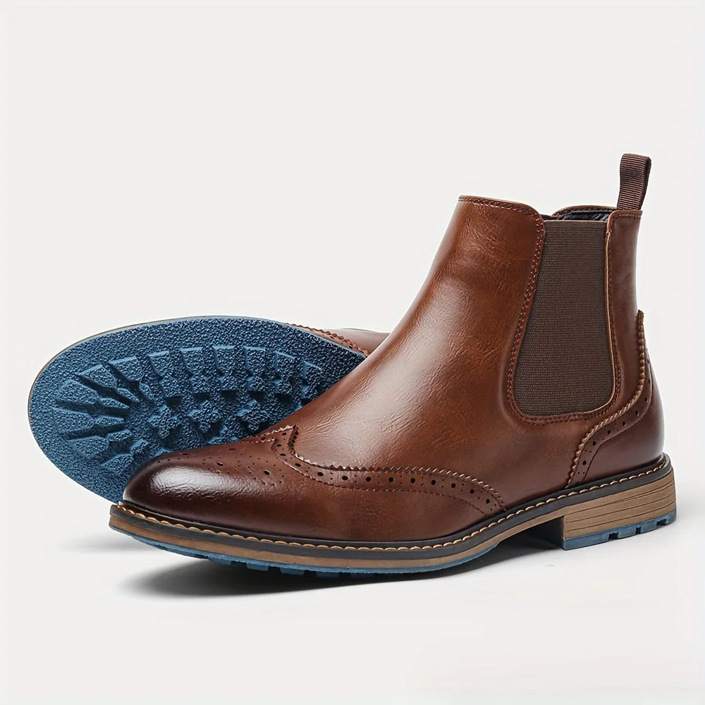 Nathan | Men's Classic Chelsea Boots with Durable Sole