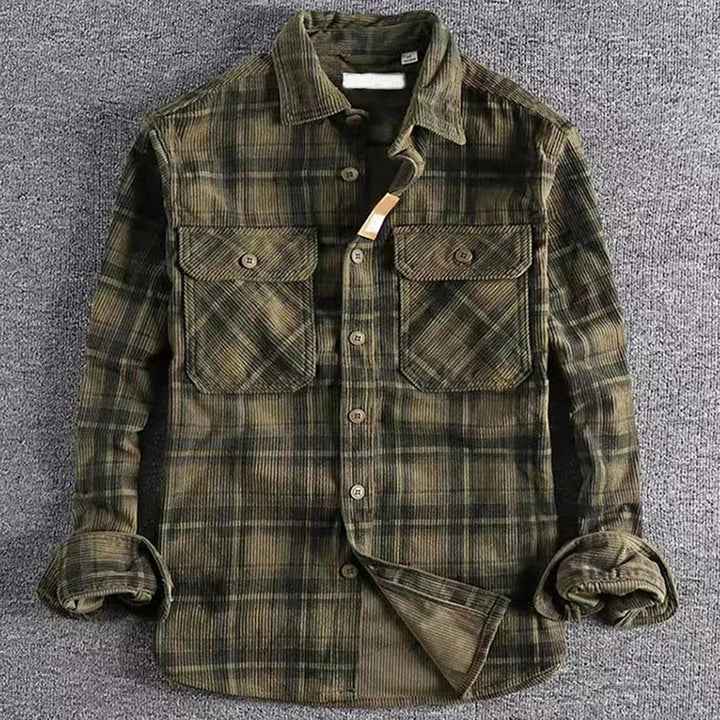 Evan | Men’s Casual Plaid Flannel Shirt