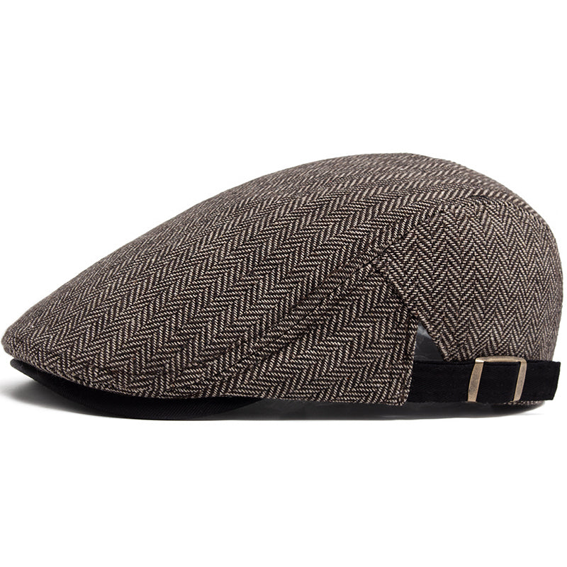 Herringbone Wool Driver Cap