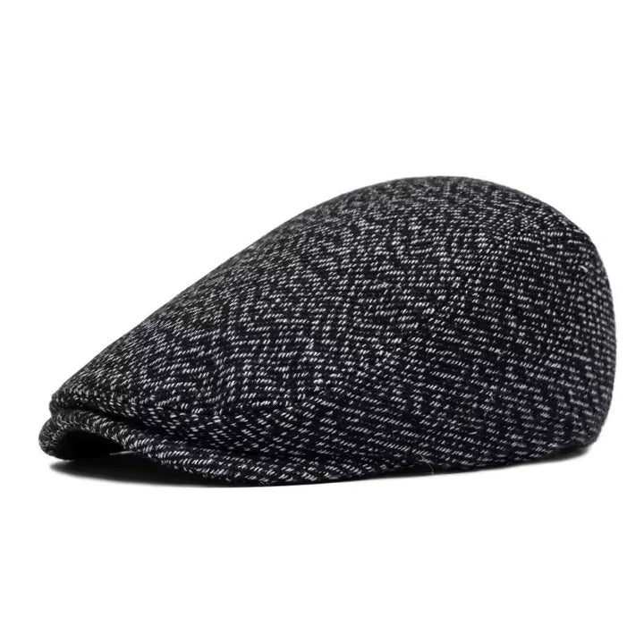 Thickened Tweed Flat Cap