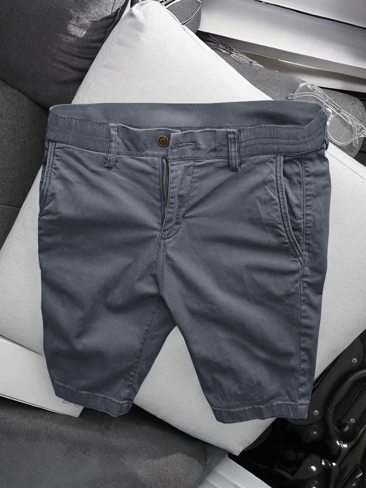 Casual Business Straight Cotton Shorts