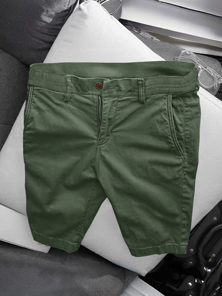 Casual Business Straight Cotton Shorts