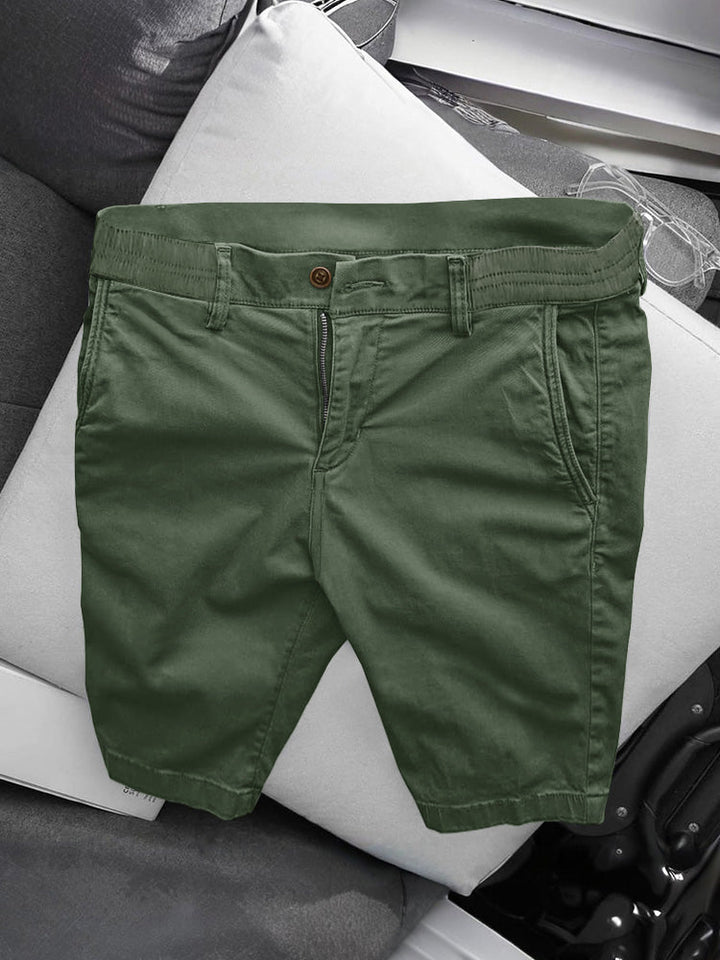 Casual Business Straight Cotton Shorts