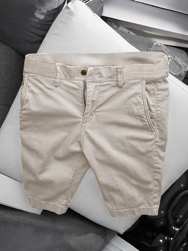Casual Business Straight Cotton Shorts