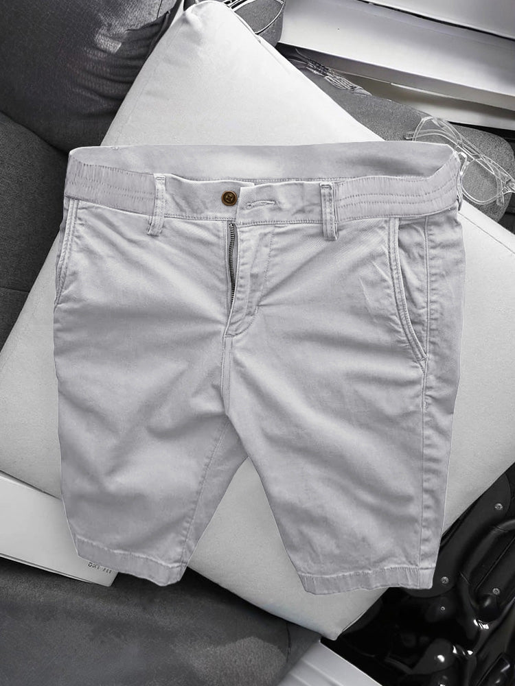 Casual Business Straight Cotton Shorts