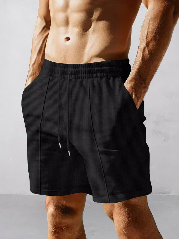 Casual Comfort Waffle Shorts