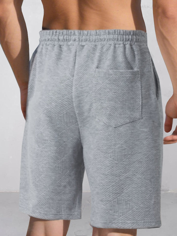 Stylish Jacquard Textured Shorts