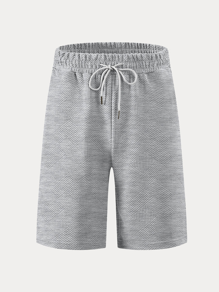 Stylish Jacquard Textured Shorts