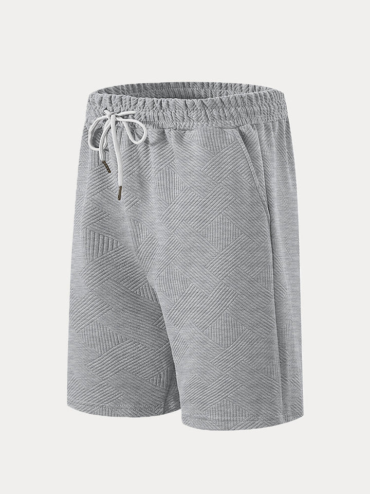 Stylish Jacquard Textured Shorts