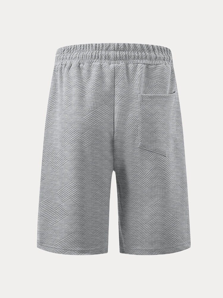 Stylish Jacquard Textured Shorts