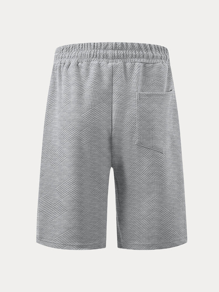 Stylish Jacquard Textured Shorts