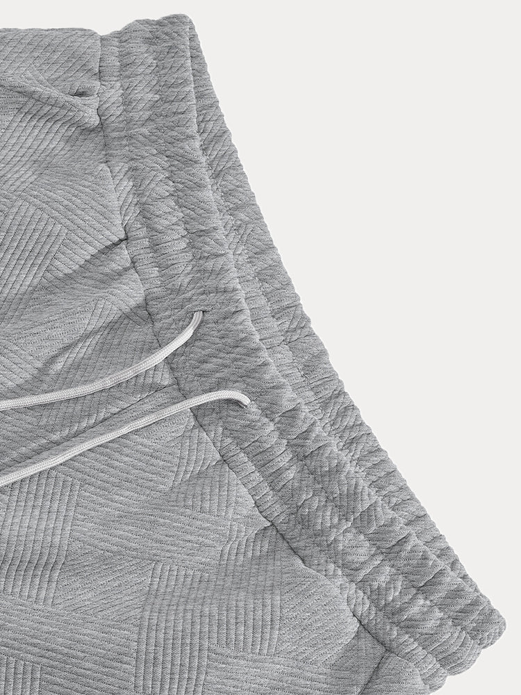 Stylish Jacquard Textured Shorts