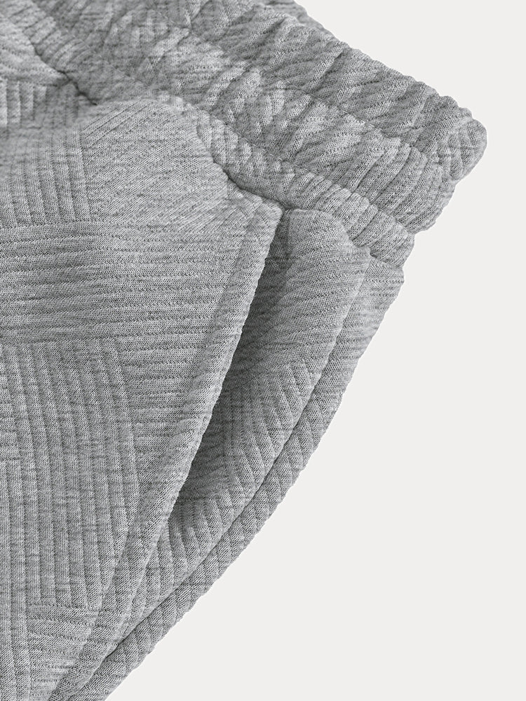 Stylish Jacquard Textured Shorts