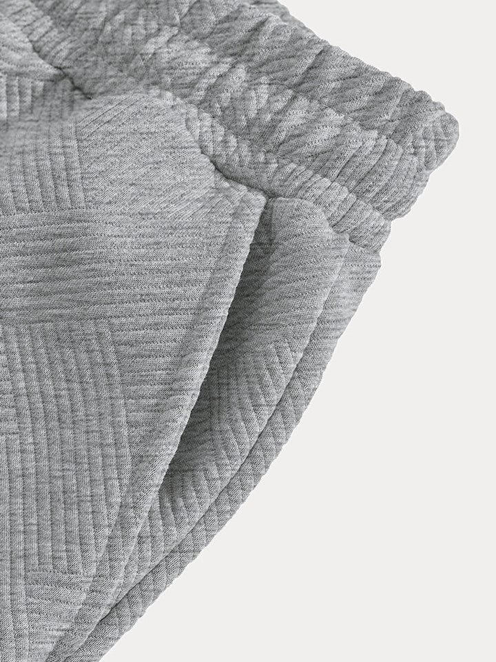 Stylish Jacquard Textured Shorts