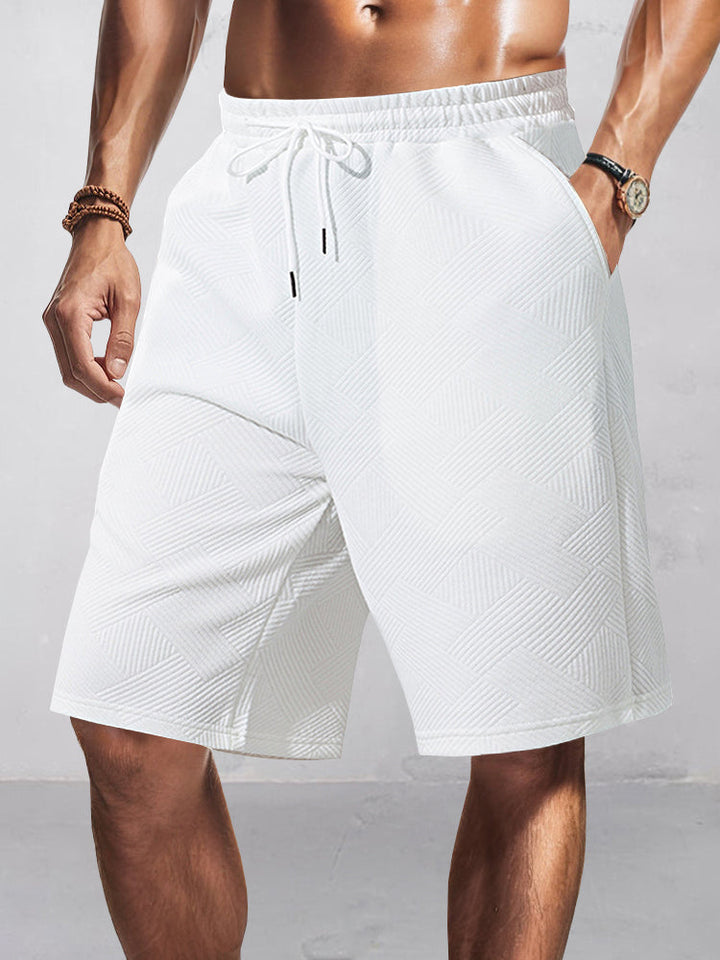 Stylish Jacquard Textured Shorts
