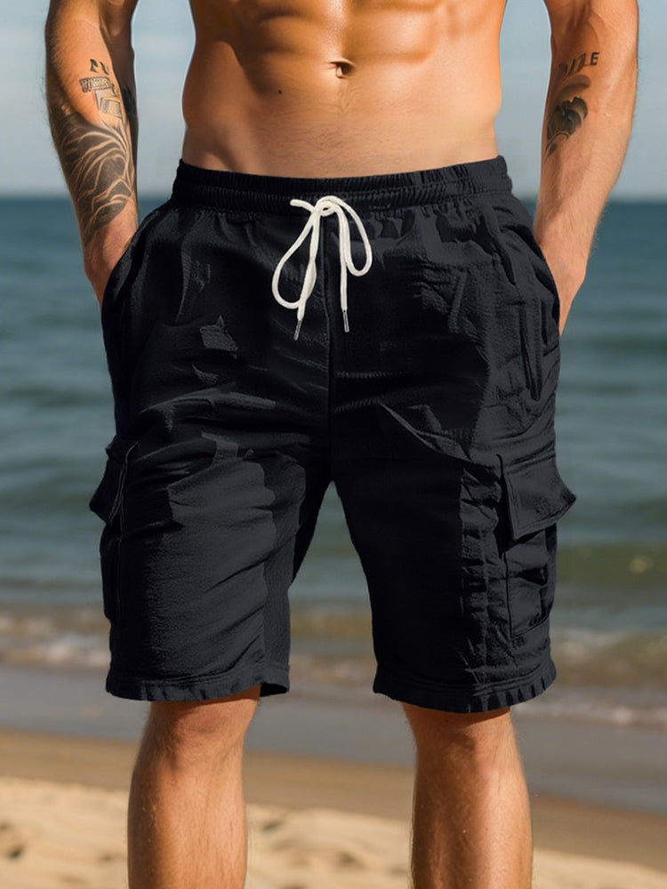 Classic Breathable Cotton Cargo Shorts