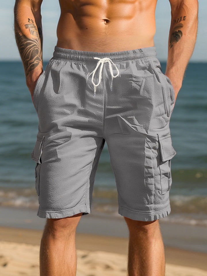 Classic Breathable Cotton Cargo Shorts