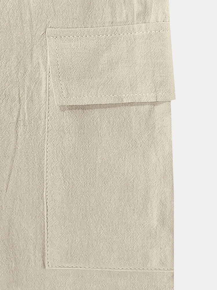 Classic Breathable Cotton Cargo Shorts