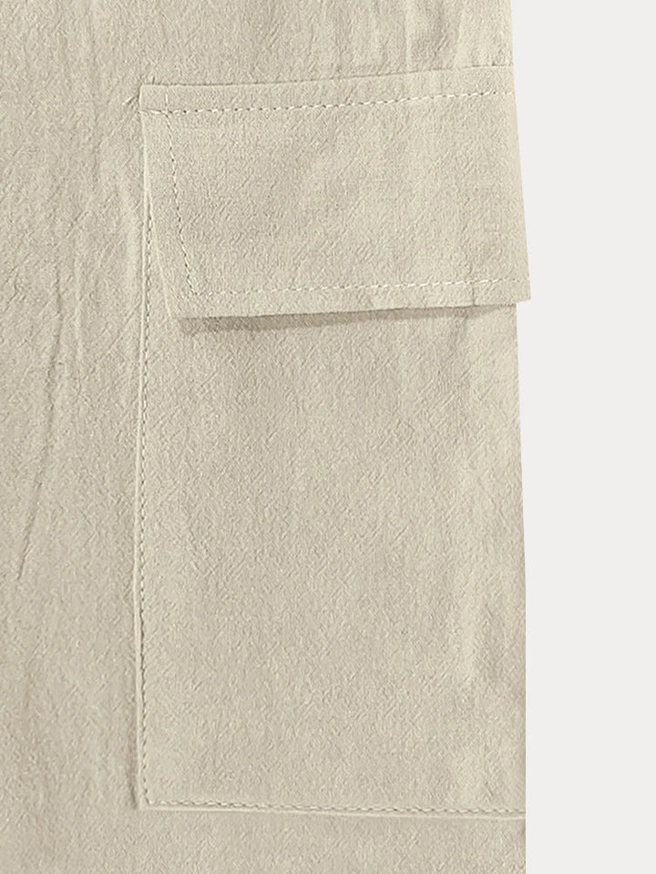 Classic Breathable Cotton Cargo Shorts