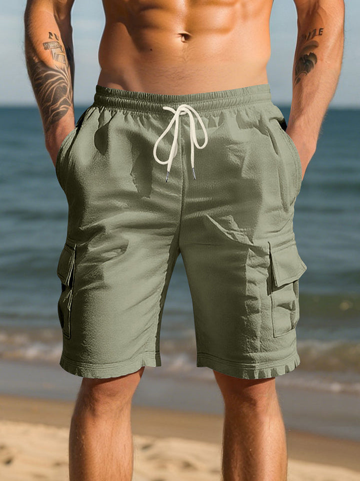 Classic Breathable Cotton Cargo Shorts