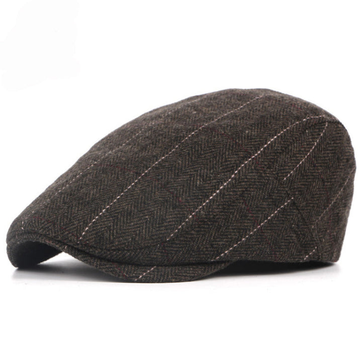 Pinstripe Herringbone Cap