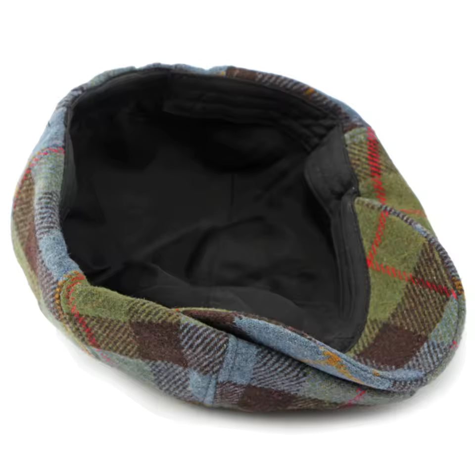 Winter Plaid Newsboy Cap