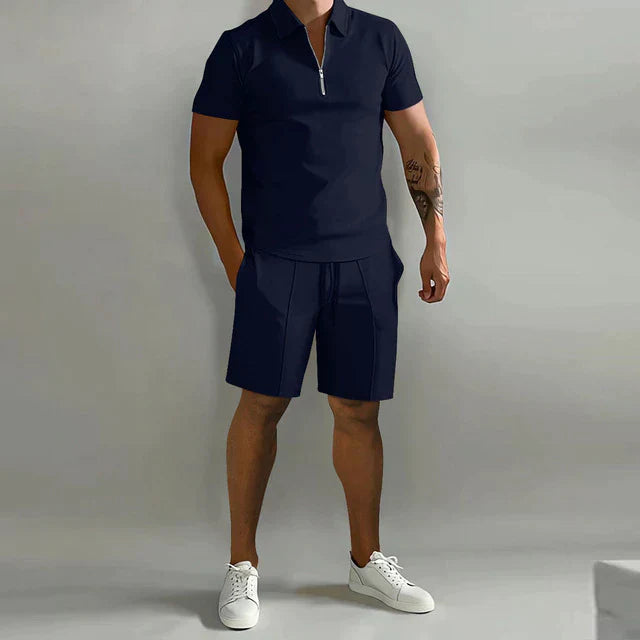 Stylish Polo and Shorts Two-Piece Set for Men | Finn