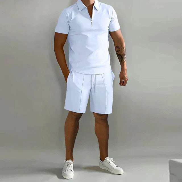 Stylish Polo and Shorts Two-Piece Set for Men | Finn