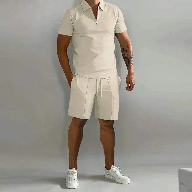 Stylish Polo and Shorts Two-Piece Set for Men | Finn