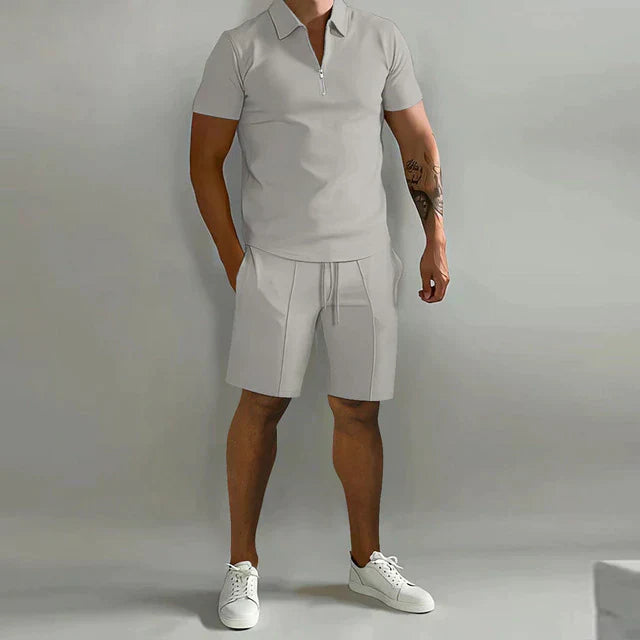 Stylish Polo and Shorts Two-Piece Set for Men | Finn