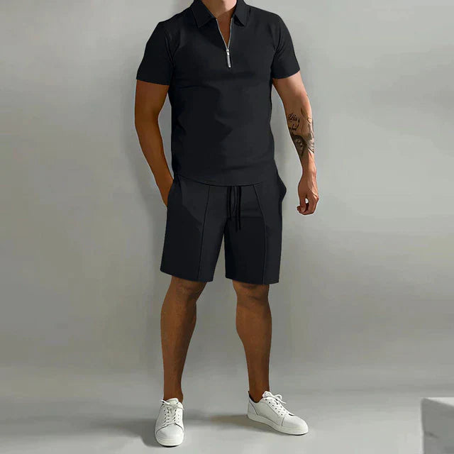 Stylish Polo and Shorts Two-Piece Set for Men | Finn