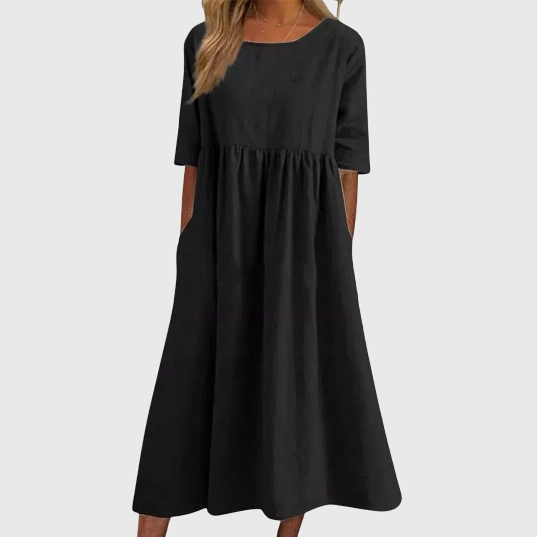 Haisley | Elegant Short-Sleeved Dress