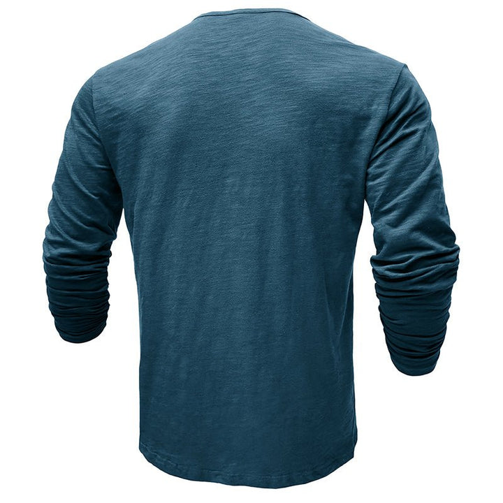 Justin | Men's Long-Sleeve Henley Shirt