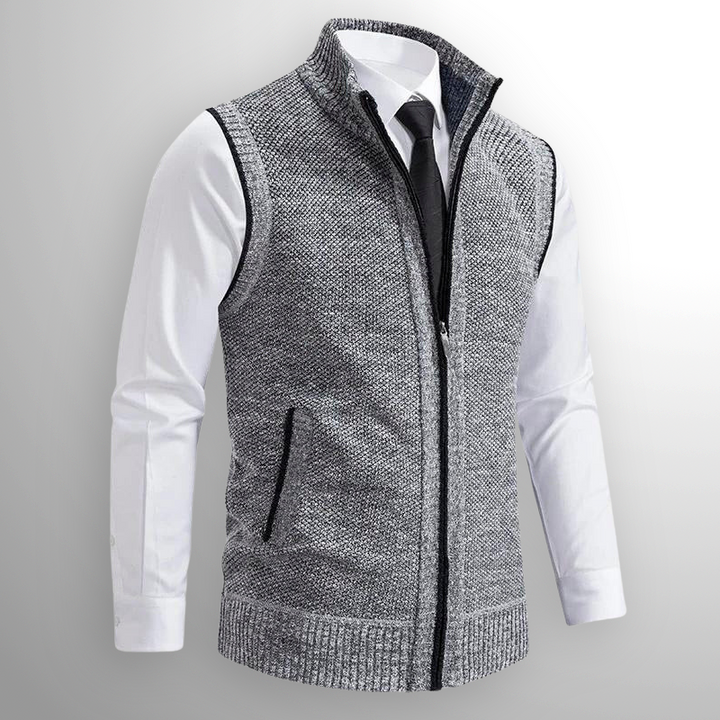 Refined Zip Vest