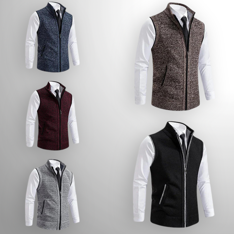 Refined Zip Vest